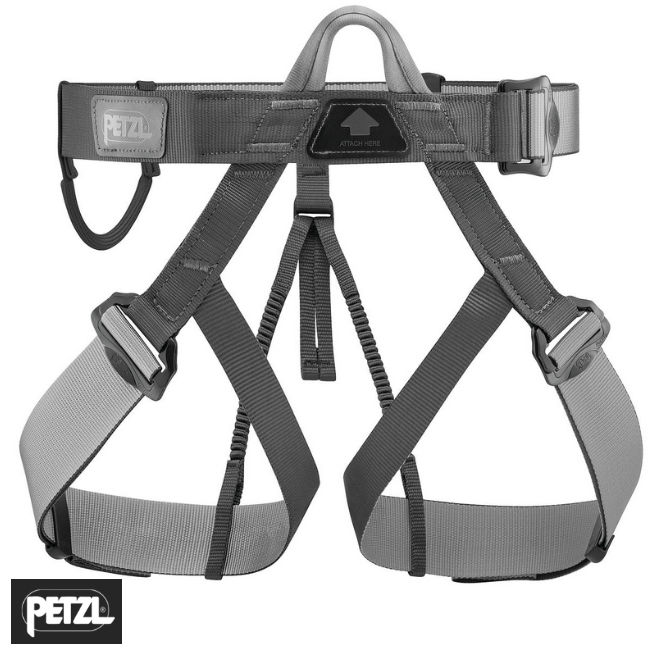 Petzl Pandion Black Zip Wire Seat Harness